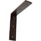 Ekena Millwork Hamilton Steel Bracket, Antiqued Copper 2"W x 8"D x 8"H BKTM02X08X08HAACO - alternate 1